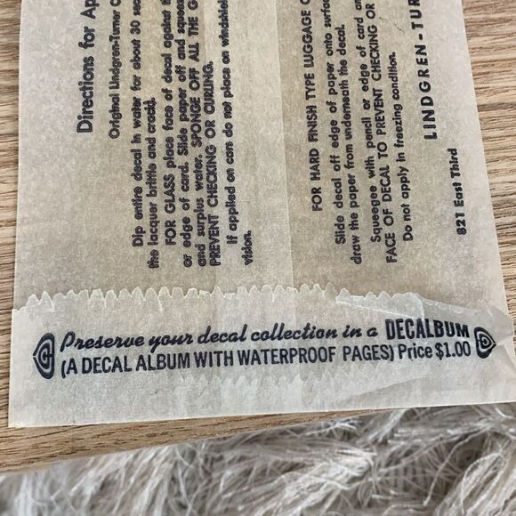 Vintage Lot of 7 Souvenir Travel
Window Camper Decals Lindgren-Tuner Co. WA - Picture 13 of 17